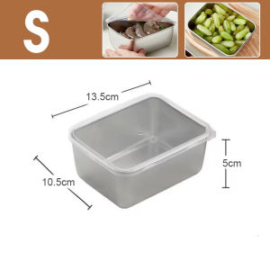 Food Grade 316 Stainless Steel Microwave Sealed Lunch Box with Lid Fruit Container Durable Insulated Fresh Keeping Container