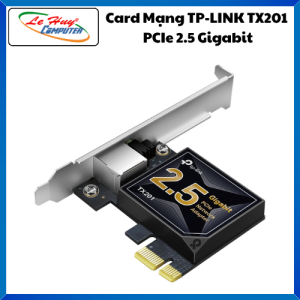 Card Mạng TP-LINK PCIe 2.5 Gigabit TX201 - Hàng Chính Hãng