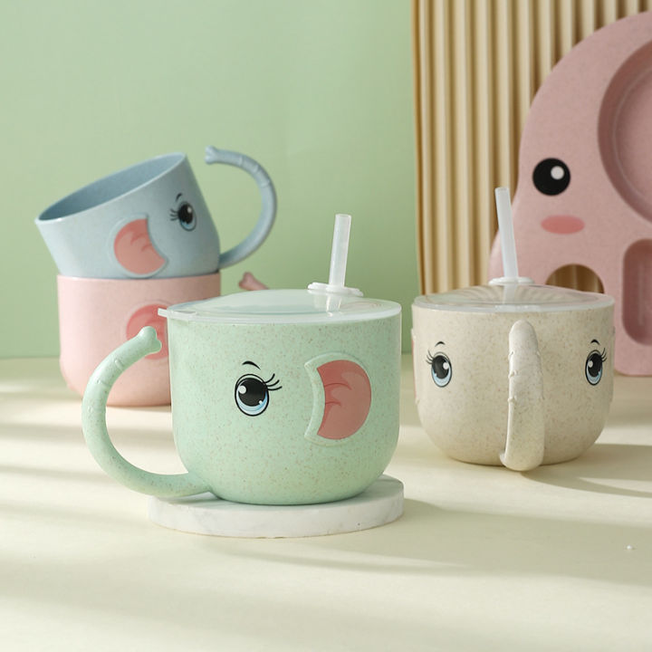 270ml, 320ml Baby Cups with Straw and Lid Water and Milk Cup