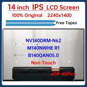 14" Laptop LCD Screen NV140DRM-N62 B140QAN05.0 M140NWHE R1 For Lenovo ThinkPad T14 T14s P14s Gen 3 Gen 4 Display Matrix Panel
