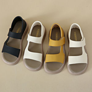 สวมใส่สบายระบายอากาศวัสดุอ่อนนุ่มรองเท้าแตะหัวเป็นรองเท้าแตะผู้หญิงแฟชั่นสไตล์ใหม่ปี 2024 รวมถึงแฟชั่นเพิ่มขึ้น อินเทรนด์และทนทาน