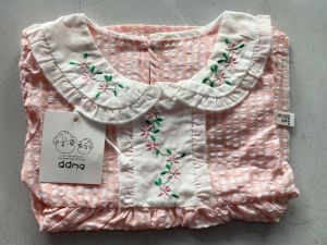 Đầm váy caro chất cao cấp cho bé gái cute xinh xắn chất kate silk mỏng mát dễ chịu từ 4-12kg