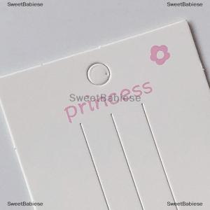 [COD] SweetBabiese 50pcs Trống tóc Clip thẻ giấy Phụ kiện tóc đồ trang sức hiển thị thẻ thời trang tóc Clip chủ Mũ Nón bao bì thẻ