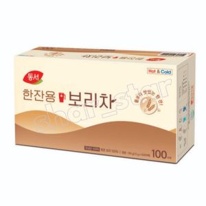 Dongsuh Single Cup Barley Tea Bags 100pcs (1.5g x 100) Roasted Barley Tea Instant Cold Hot Brew