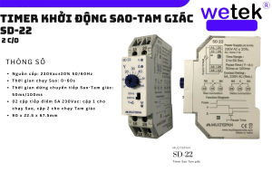 Multispan SD-22 Timer Sao Tam giác cài Din nhỏ gọn và hiệu quả