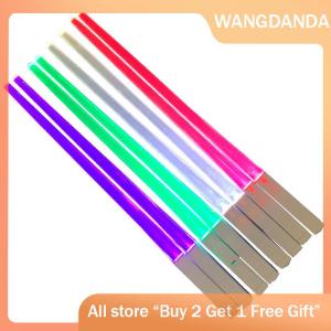 [COD] SAjeNH SPORT 1 PCS LED Lightsaber Luminous Chopsticks Detachable Washable Reusable Free Tableware For Kitchen Dinner