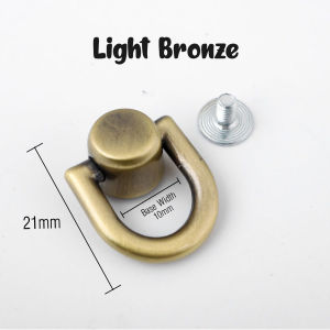 epeach Stud Screw D Ring Alloy Buckle | Handbag Bag Purse Leather Connector | Chain Strap Connector Nail Rivets E0059