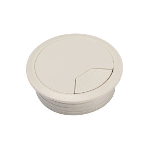 HUNIU Plastic Decorative Desk Computer Furniture Hardware PC Line Hole Cover Wire Storage Rack Table Grommet Cable Hole Cover