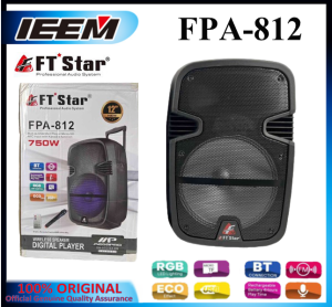 FTStar Megapro FPA-812 12 Powered Portable Audio System (Black)