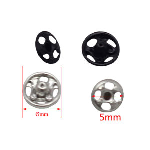 QUANSEN 24Pcs Mini Button Buckle for DIY 1/6 Doll Clothes Invisible Snap Sewing Parts