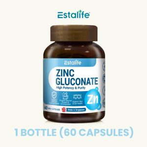 Estalife Zinc Gluconate High Potency & Purity | Immunity Growth & Development | Skin & Eye Health