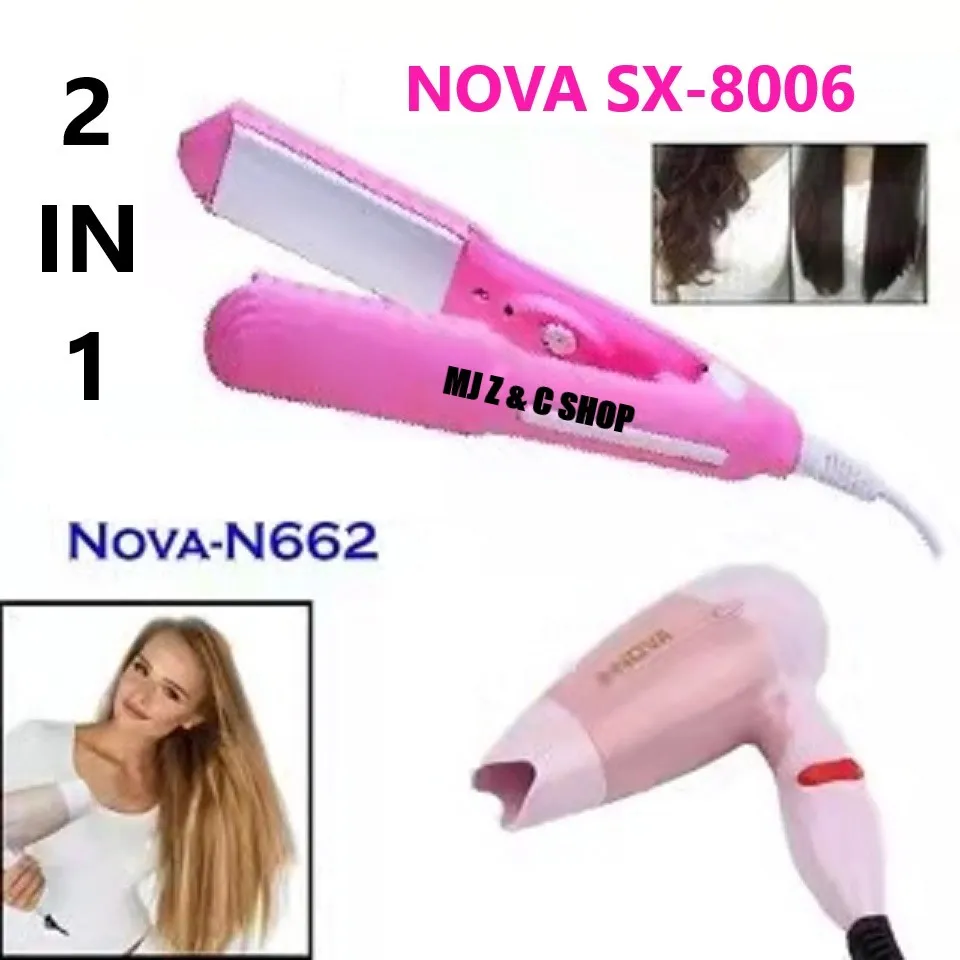 Nova hair outlet dryer and straightener