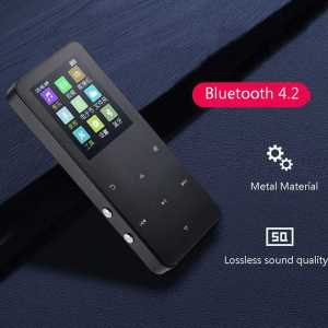 COD RIJAHO MP3 Digital Audio Player MP4 Alarm Ebook Bluetooth 4.2 - Player Music Player  S08