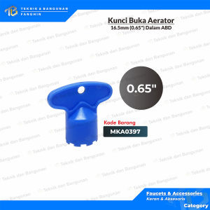 Water Faucet Aerator / Kunci Buka Aerator Luar + Dalam Kran ABD