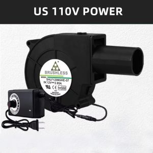 Hanson8 Turbo Blower Fan DC 12V Adjustable Speed Large Air Volume Blower Waste Oil Stove Firewood Stove Turbo Fan H5K8Q