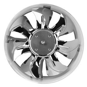4 INCH Metal Inline Duct Fan Booster Exhaust Blower Air Cooling Vent 220V 25W 100MM Toilet Dapur Restoran Udara Hisap Angin Ventilasi