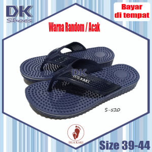 DK Shoes - Dua Kaki S-520 Size 39-44 Sandal Rematik Kesehatan Laki / Sandal Karet / Sandal Anti Air / Sandal Jepit / Sandal Rematik / Sandal Wudhu