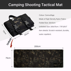 Outdoor Non-Slip Shooting Training Mat Double-Sided Multifunction Camping Pad Shooting Training Double-Sided Waterproof