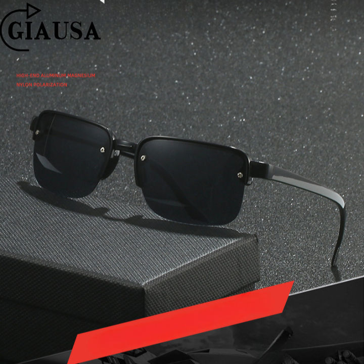 GIAUSA】 Simple Anti UV Sun Glasses for Men Trendy Fishing Driving - Main Image