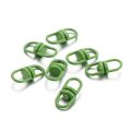 St.kunkka 20pcs 19.25x8.75mm Rotate Candy-Colored Lobster Clasps Hooks Keychain Rings Metal Keychain  Material For Diy Keychain Connectors. 