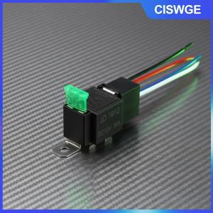 CISWGE 24V 4pin 30A không thấm nước cầu chì tiếp sức chuyển đổi khai thác cho xe phổ quát xe tải biển đèn sương mù dẫn ánh sáng cài đặt