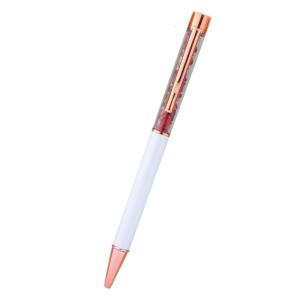0.5mm Smooth Writing Oil Pen for Office School Students Writing Pen Medium Point Gemstones Ballpoint Pen Metal Ball Pen