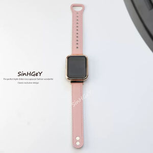 SinHGeY Leather Strap for Redmi watch 2 Lite Leather Cowhide Redmi Replacement Wristband