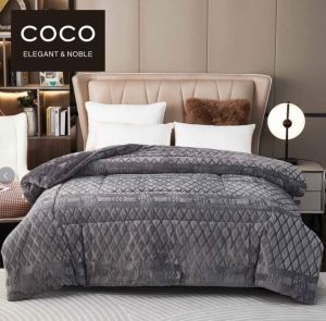Chăn Nỉ Lông Cừu COCO Siêu Ấm [Chính Hãng] Mền COCO Dày Mịn Kích Thước 2mx2m3 Nặng 37kg - Hàng Xuất Nhật