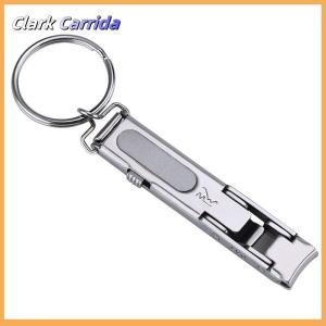 [Clark Carrida] Ultra-Thin Nail Clipper Stainless Steel Foldable Nail Cutter With Nail File
