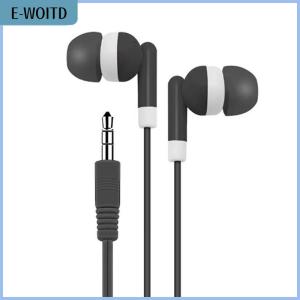 【E-WOITD】 3.5mm Wired Headphones Sport Earbuds With Bass Stereo Earphones Headset Earphones For Phone Without Mic