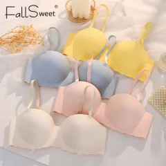 FallSweet Thick Push Up Bra for Women One Piece Seamless Without