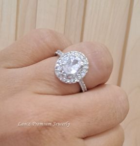 Cincin Swarovski Crystal Elegan Titanium Silver - Aksesoris Perhiasan Perak
