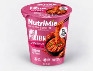 Instant Noodles Protein 32G PROTEIN !(NutriMie)High PROTEIN Ramen CupPer Serving - Halal - HACCP Certified - Non GMO - Non Fried - SFA Registered high protein protein protein
