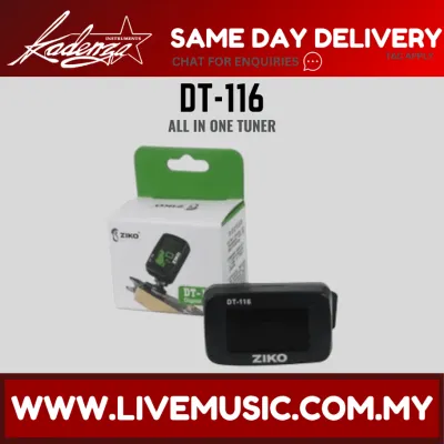 Kadenza DT-116 Ziko Clip on Chromatic Tuner for Acoustic Electric Bass Violin and Ukelele ( DT116 LMC )
