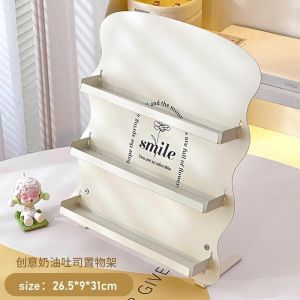 【Adanon】ชั้นวางตุ๊กตา 3 ชั้น วัสดุโลหะ ประกอบง่าย ชั้นวางโมเดลอคริลิค ที่เก็บของบนโต๊ะ