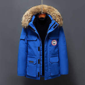 LZD  down Jacket Mens Mid-Length 2023 Winter New Canadian Style Overcome Couple Workwear Thick Goose Coat Mens Clothing