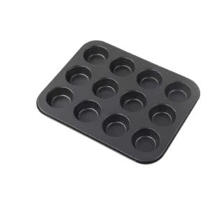 6/12 Holes Cake Baking Pan Bakeware Muffin Cupcake Mold DIY Non-Stick Baking Dish Carbon Steel Kitchen Oven Trays Pastry Tool