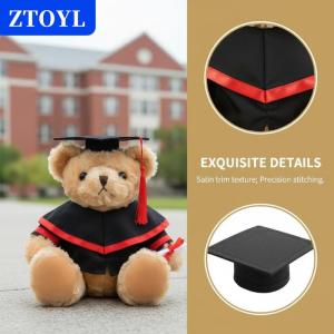 [COD]🔥🔥🔥ZTOYL Graduation Suit Fits 30Cm Plush Bear Clothes Accessories Multiple Colors Cloth Graduation Dress Dolls Clothes