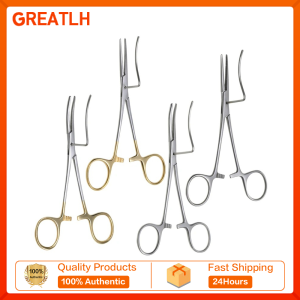 GREATLH Pet Sterilization Forceps Ovary Ligation Fixed Pliers for Cat Dog Orthopedic Surgical Sterilization Tool Autoclavable