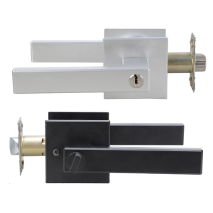 Cửa bên ngoài bộ khóa với tay vặn cửa vào & deadbolts xử lý khóa chung chìa chống ăn mòn khóa cửa cho hộ gia đình