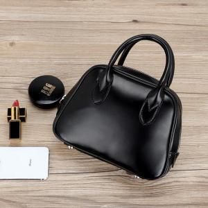 Top layer cowhide handbag 2024 new leather shell bag womens bag simple fashion versatile