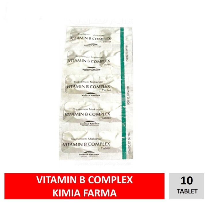 Vitamin B Complex Kimia Farma [ Strip / 10 Tablet ] | Lazada Indonesia