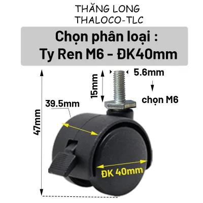 Bánh xe ghế văn phòng cao cấp bánh xe JIROSHI ghế xoay viền trắng JSC