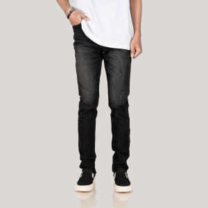 Otsky X Cavier Celana Jeans Pria Washing Twister Emperor Black Slim fit (P8)