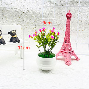 Simulation Bonsai Tree Artificial Potted Plant with Pot for Home Office Coffee Shop Decoration