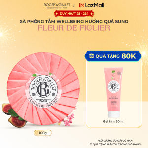 Bánh xà phòng Wellbeing hương quả sung Roger&Gallet Fleur de Figuier 100g