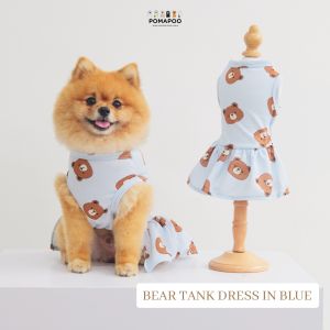 Bear Tank Dress - Baju Kucing dan Baju Anjing POMAPOO Premium Berkualitas
