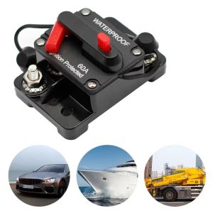 RD5BA7 Waterproof Manual Reset Device Stable Performance Dual Battery Fuse Reset Device Durable Bakelite DC Circuit Breaker RV