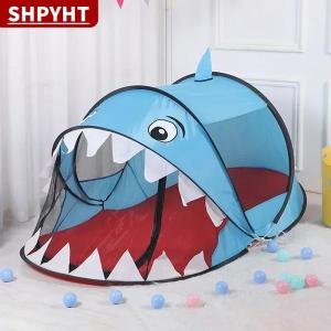 [COD] SHPYHT TOY Outdoors Pop Up Toy Tent Indoor Net Baby Ball Pit Pool Dropship New Portable Tiger Kids Tent Cartoon Animal Children Play House