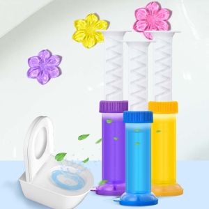 PENGQ Flower Powerful Deodorant Household Deodorizer Cleaning Toilet Cleaner Fragrance Gel Air Freshener Odors Remove